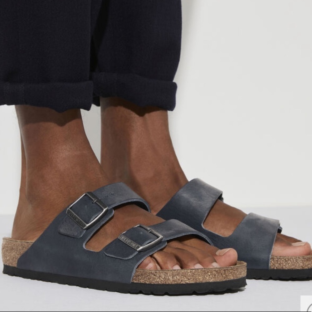New Birkenstocks Arizona Size 10 Blue